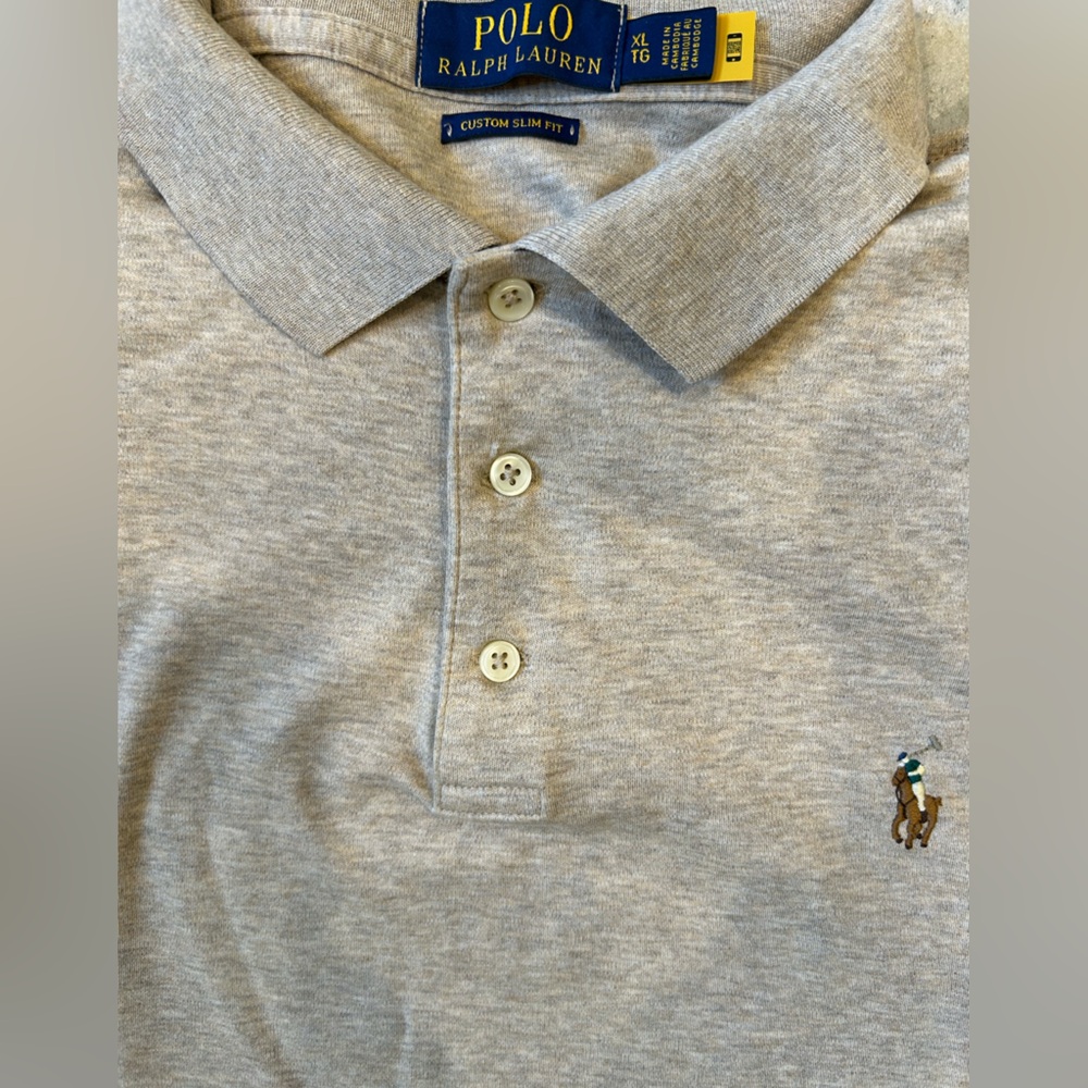 NWOT Polo Ralph Lauren Custom Slim Fit Polo Size XL